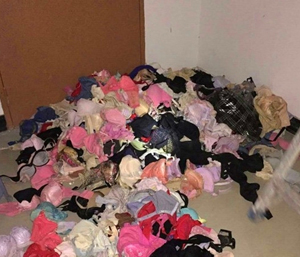 广西玉林抓获一偷内衣色魔 多达2000多件 广西玉林抓获一偷内衣色魔 多达2000多件